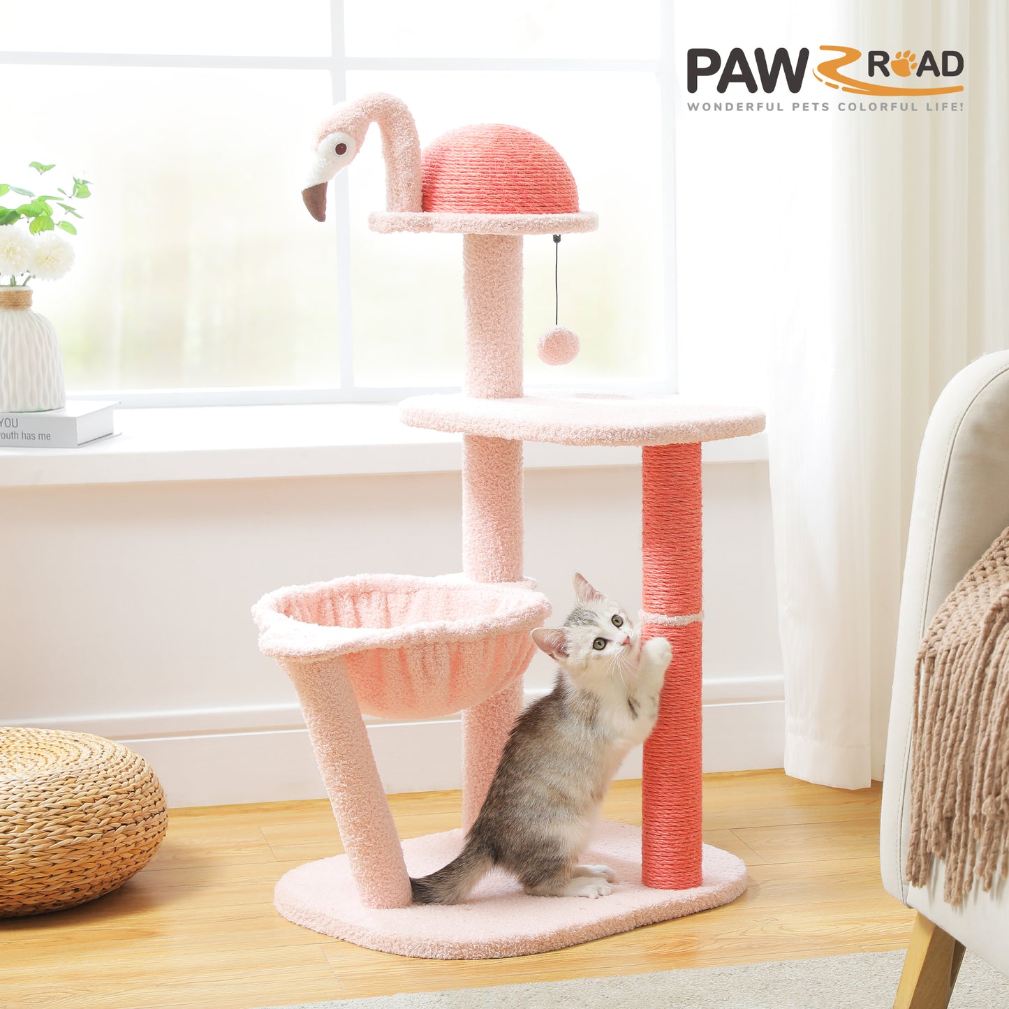 PAWZ Road Flamingo Kratzbäume 87cm