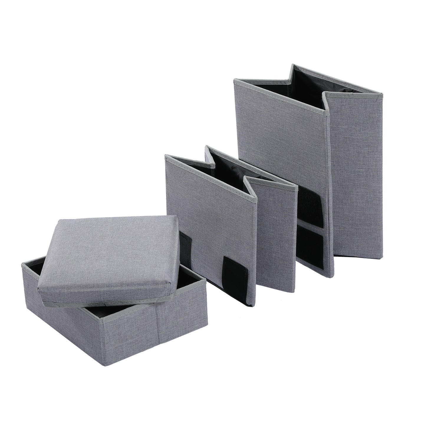 PETEPELA escaleras para perros con 3 compartimentos de almacenamiento – Plegable | escalera de seguridad antideslizante para perros y gatos | 3 niveles