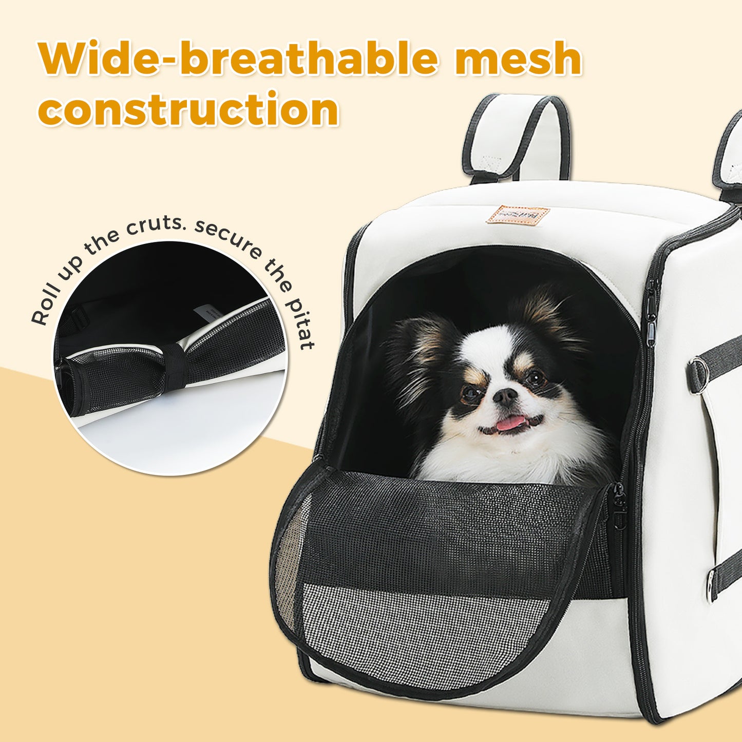 PAWZ Road "VoyagePaw" | 2-in-1 Rucksack & Handtrage | Atmungsaktiv & faltbar für Reisen