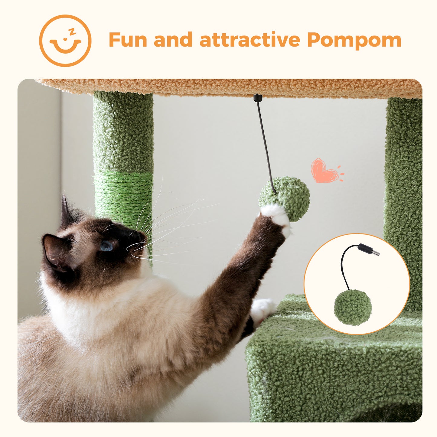 « Ensemble de protection Kippschutz » PAWZ Road Arbre à chats - Hamac métallique + Plates-formes multi-niveaux|Base XXL 50×43cm (pour 2-3 chats)