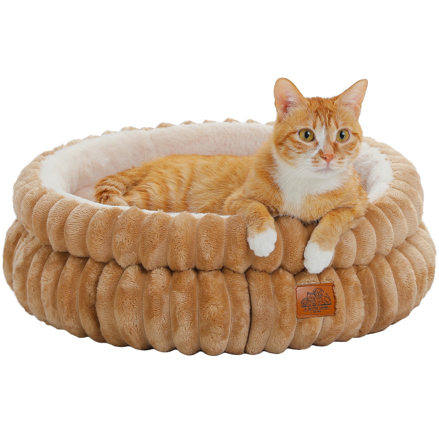 PAWZ Road Katzenbett - Waschbar - Für kleine Hunde - Rund & kuschelweich