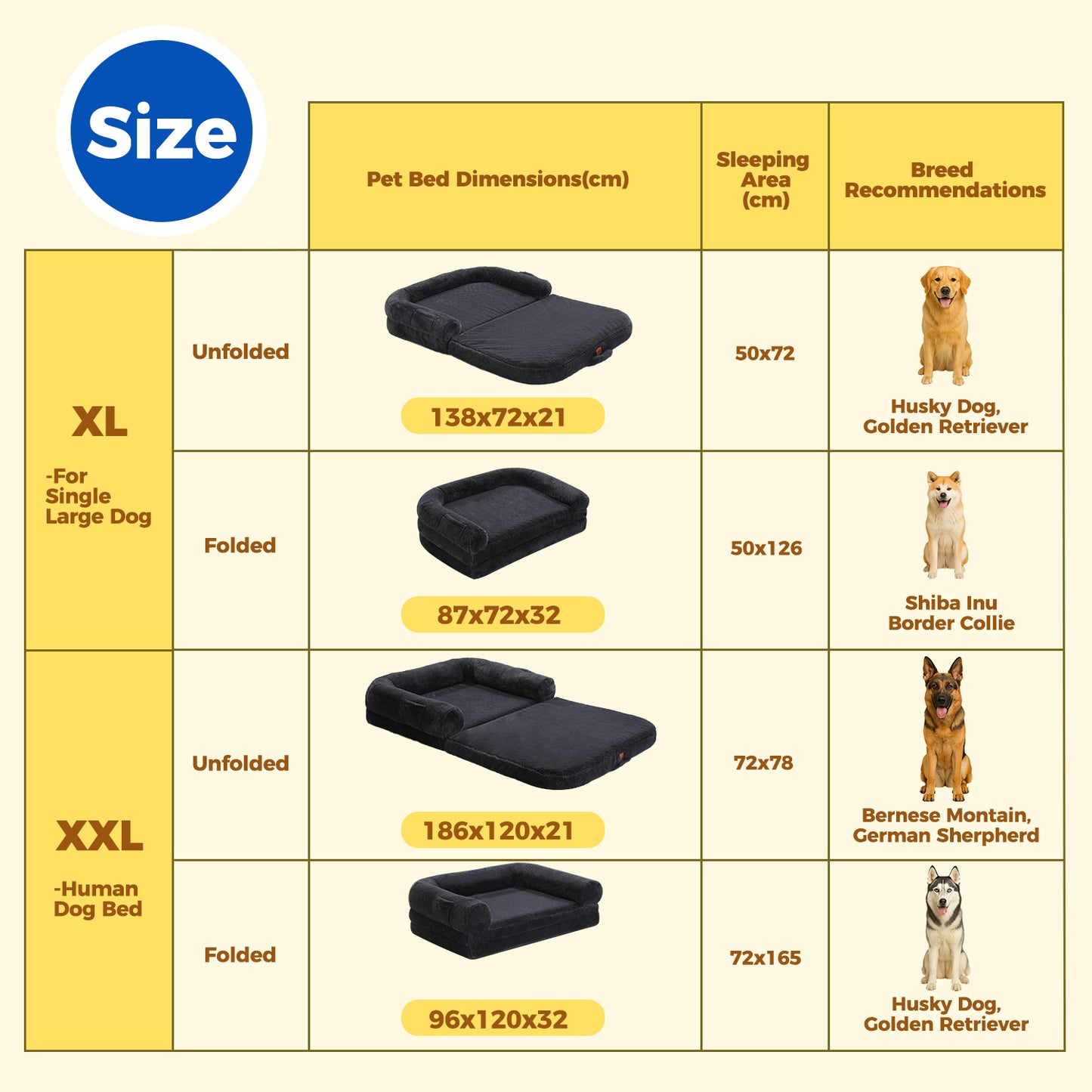 PAWZ Road faltbares Kinder- & Hundebett | Umwandelbar in Hundesofa | Waschbarer Bezug | Orthopädische Memory Foam-Matte | Wasserdichter Schaumstoff