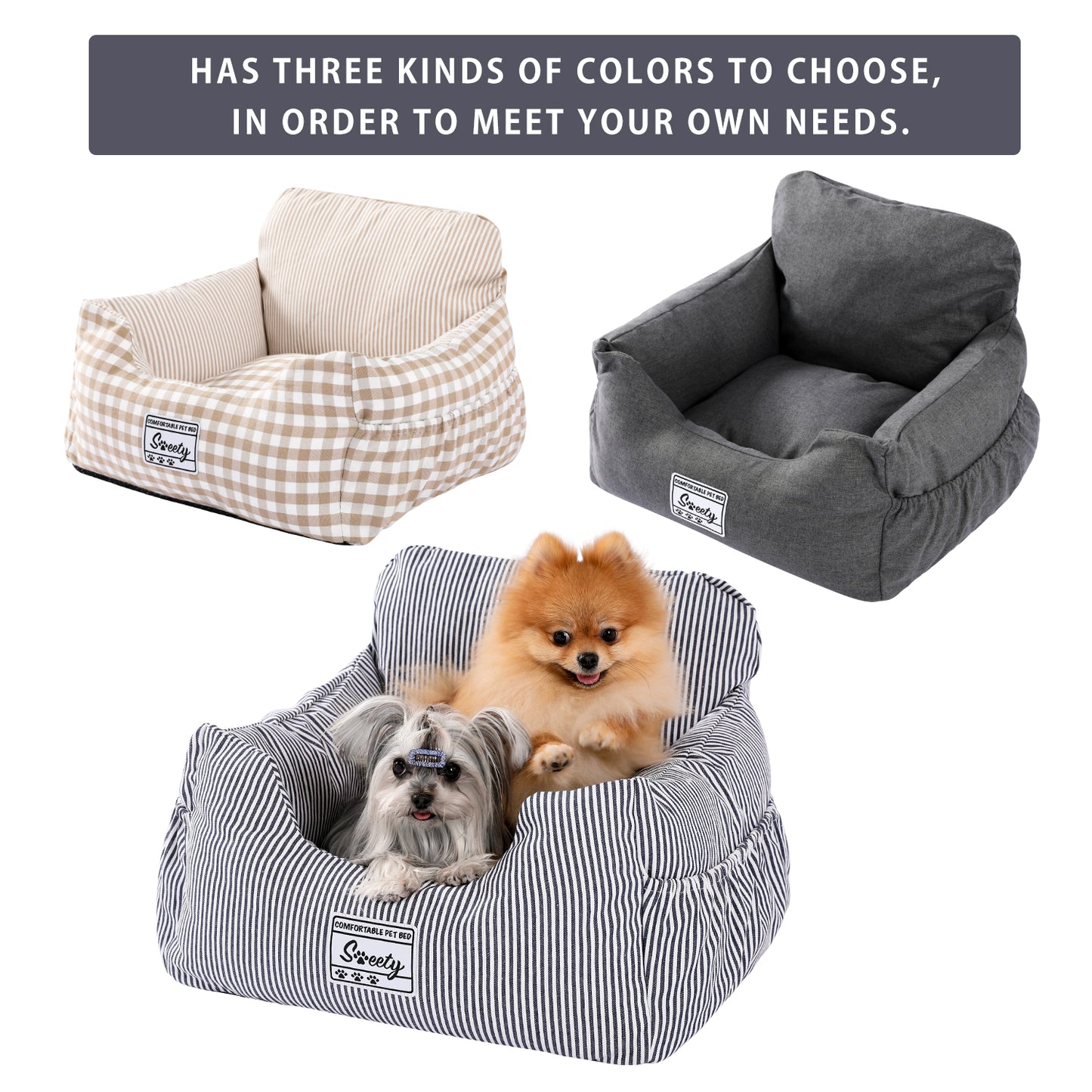 Cuccia per cani PAWZ Road Comfy per auto AWW0183
