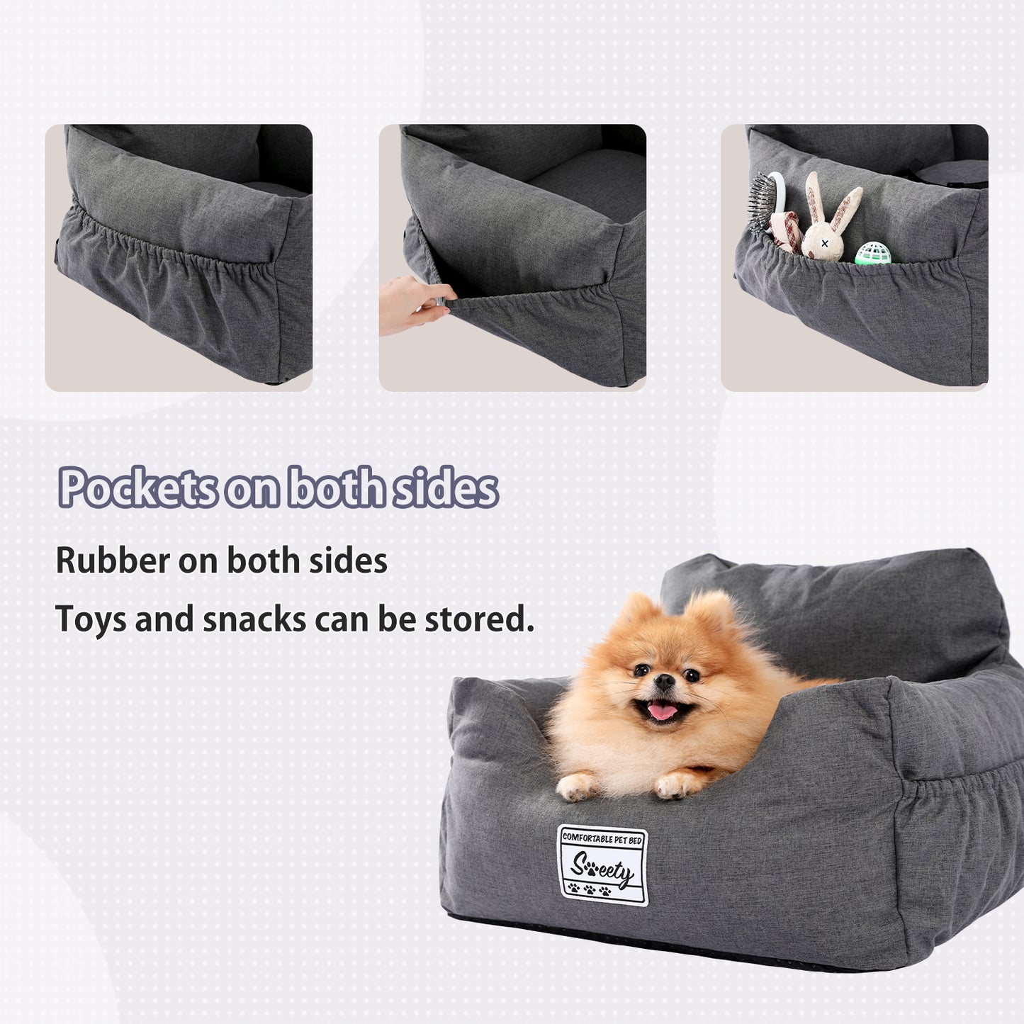 Cuccia per cani PAWZ Road Comfy per auto AWW0183