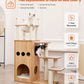 PAWZ Road Kratzbaum | Futuristische Acryl-Kapsel | Sisal-Umwicklung + 130cm Premium-Turm
