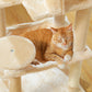 Anti-tip kit: PAWZ Road cat tree - metal hammock + multi-level platforms 50×43cm XXL base (for 2-3 cats)