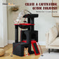 PAWZ Road Large Cat Tree | 104 cm Multi-Level Cat Tower | With 2 Spacious Sleeping Houses | Designed for Indoor Cats