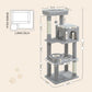 Anti-tip kit: PAWZ Road cat tree - metal hammock + multi-level platforms 50×43cm XXL base (for 2-3 cats)