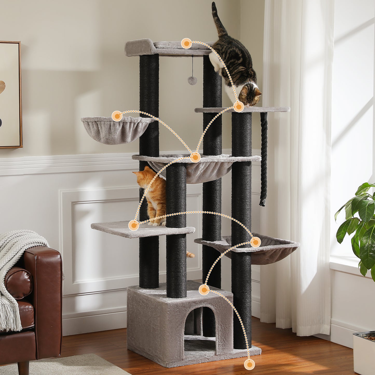 PAWZ Road [MADE IN EU] 170cm MEGA Kratzbaum