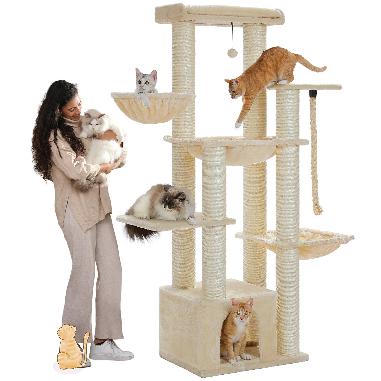 PAWZ Road [MADE IN EU] 170cm | MEGA Kratzbaum | 6972731006979