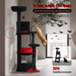 PAWZ Road Cat Tree - Luxury Plush Cat House + Hammock | Sisal Scratching Post + Viewing Platform