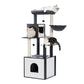 PAWZ Road Moderner Kratzbaum für Großkatzen | Premium-Katzenbaum mit XXL-Schlafhaus | Gesamthöhe 146 cm