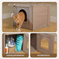 PAWZ Road Rascador Moderno para Gatos Grandes | Árbol para Gatos Premium con Casa de Sueño XXL | Altura Total 146 cm