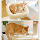 Multi-level cat tree | Swing hammock | Sisal scratching post | Height 80 cm (31.5 inches) | Plush platform + sisal wrapping | Machine washable
