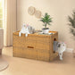 PAWZ Road Katzenklo | Designer-Möbel aus Rattan | Mit High-Entry & Anti-Streu-System