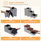 PETEPELA escaleras para perros con 3 compartimentos de almacenamiento – Plegable | escalera de seguridad antideslizante para perros y gatos | 3 niveles
