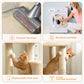 PAWZ Road 116 cm Katzenbaum mittelgroßer Kratzturm mit 4 Sisal-Kratzpfosten, Metallrahmen großer Hängematte und gemütlichem Schlafhaus, Aktivitätszentrum stabil und robust