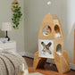 PAWZ Road Rascador Moderno de Cohetes | 120 cm | Árbol para Gatos de Madera Maciza | Torre de Escalada Interior para Gatos