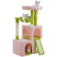 PAWZ Road Large Cat Tree | 104 cm Multi-Level Cat Tower | With 2 Spacious Sleeping Houses | Designed for Indoor Cats