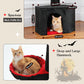 PAWZ Road Kaktus-Katzenkratzbaum | Deckenstütz-System | Höhenverstellbar (241-274 cm) | Mit Sisal-Kratzsäulen | Ideal für Großkatzen