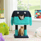PAWZ Road Monster Cat Tree (with Luxury Sleeping House) | 2-in-1 detachable cat tower | with sisal scratching posts and removable sleeping basket | specially designed for indoor cats | Height 75 cm