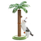 PAWZ Road Árbol para Gatos, 33 pulgadas (84 cm) de altura | Adecuado para gatos grandes | Con pelotas de juego interactivas | Poste rascador cubierto de 100% sisal