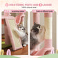PAWZ Road Kaktus-Katzenbaum Deckenhoher Kratzbaum mit verstellbarer H?he (215-285 cm) | 7-Etagen Kletterzentrum | mit H?ngematten | 5 Plattformen | Sisal-Kratzs?ulen