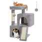 PAWZ Road Cat Tree 76 cm | Cat Tower with Double Sleeping House | Household Scratching Post