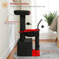 PEQULTI 4-in-1 Cactus Cat Tree | 84 cm Cat Tower | with XXL Sleeping House | Sisal Posts | Deep Hammock | Observation Deck