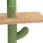 PAWZ Road Kaktus-Katzenkratzbaum | Deckenstütz-System | Höhenverstellbar (241-274 cm) | Mit Sisal-Kratzsäulen | Ideal für Großkatzen