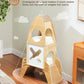 PAWZ Road Rascador Moderno de Cohetes | 120 cm | Árbol para Gatos de Madera Maciza | Torre de Escalada Interior para Gatos