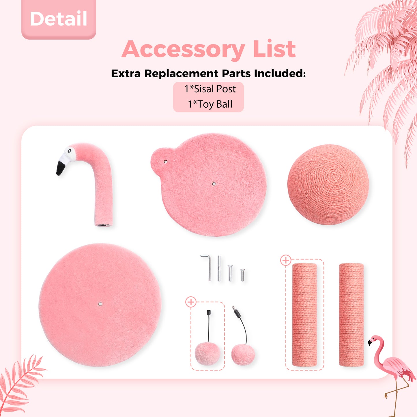 PAWZ Road Flamingo Kratzbaum 48cm
