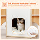 PEQULTI - Rocket Cat Tree with 360° Panorama + 4 Sleeping Caves｜Removable Scratching Surface｜Space-Saving Design