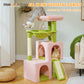 PAWZ Road Large Cat Tree | 104 cm Multi-Level Cat Tower | With 2 Spacious Sleeping Houses | Designed for Indoor Cats