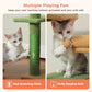 PAWZ Road Kratzbaum, 133 cm mehrstufiger Katzenbaum für Wohnungskatzen, plüschiges Katzenhaus mit 2 gepolsterten Liegeflächen, 2 Schlafhäusern & 2 Kratzpfeilern