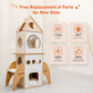 PAWZ Road Wooden Luxury Rocket Cat Tree AMT0096BG