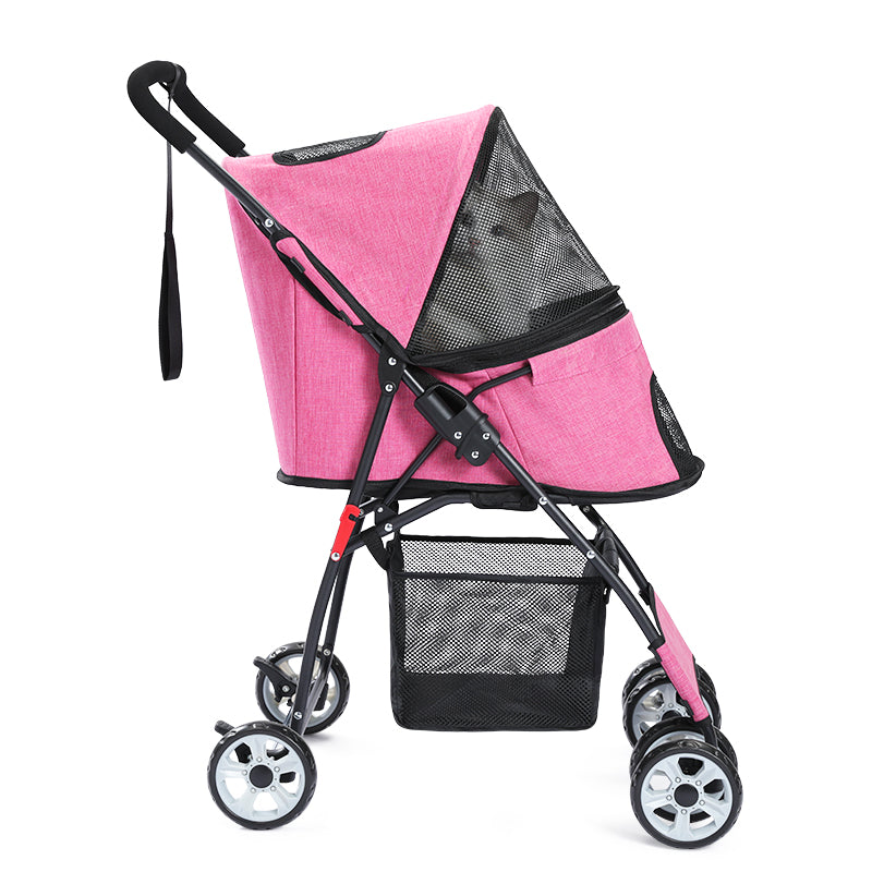 Carro plegable | con compartimento para padres y cinturón de seguridad | ventilación de 2 niveles + cojines lavables