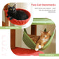 PAWZ Road - Hamac spatiale arbre à chats - Nid transparent acrylique + Plateforme tournante ronde｜Poteaux en sisal + Sangles anti-renversement