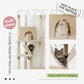 PAWZ Road- Spaceship Hammock Cat Tree - Acrylic Transparent Nest + Rotating Round Lounger｜Sisal Posts + Anti-Tip Straps