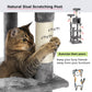 PAWZ Road Cat Tree 90cm - Scratching Post with Sisal &amp; Hammock ✓ Robust Cactus Design ✓ Secure Stand (Anti-Tip) ✓ Incl. Play Ball