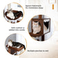 PAWZ Road Moderner Kratzbaum für Großkatzen | Premium-Katzenbaum mit XXL-Schlafhaus | Gesamthöhe 146 cm