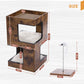 PAWZ Road Cat Villa | Padded resting areas | Modern multi-level cat home | With scratching post, sisal mat &amp; play balls | Ideal for indoor cats