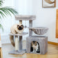 PAWZ Road Arbre pour chats 106 cm avec maison de repos et perche grattage en sisal