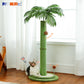 PAWZ Road Árbol para Gatos, 33 pulgadas (84 cm) de altura | Adecuado para gatos grandes | Con pelotas de juego interactivas | Poste rascador cubierto de 100% sisal