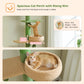 PETEPELA Ceiling-to-Floor Cat Tree | 220-254 cm Height Adjustable