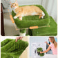 PAWZ Road Katzenbaum 76 cm | Katzenturm mit Doppel-Schlafhaus | Haushalts-Kratzbaum