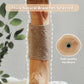PAWZ Road Rascador Moderno | Torre para Gatos de 100 cm de Madera Maciza | Diseño Minimalista Blanco | Con Poste de Rascado de Sisal