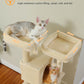 PAWZ Road XXL-Rascador | Torre para gatos de 180 cm para apartamentos | Con columnas para rascar, casa para dormir y plataforma de observación de varios niveles