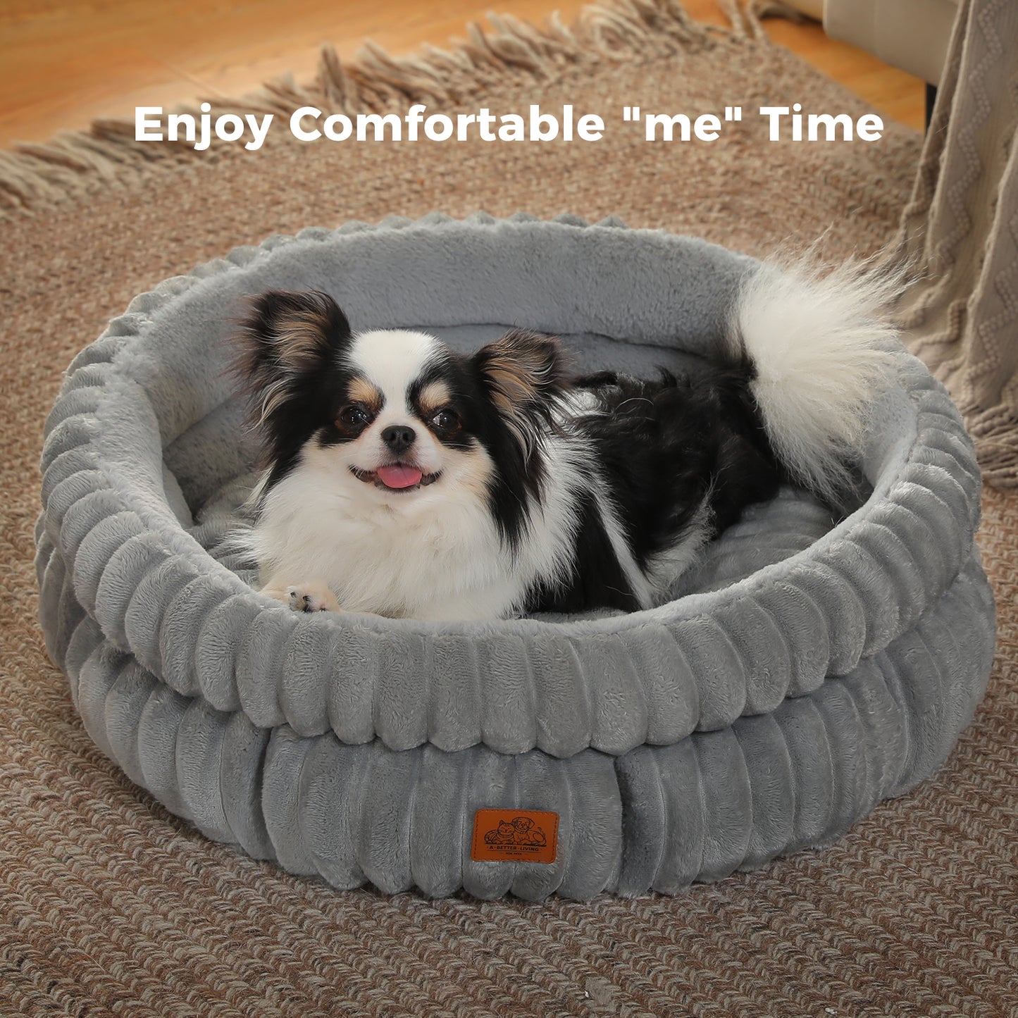 PAWZ Road Katzenbett - Waschbar - Für kleine Hunde - Rund & kuschelweich