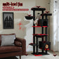 PAWZ Road XXL-Rascador 175 cm para gatos de apartamento | Con gran hamaca | Torre para gatos adultos | Incl. poste rascador, casa de dormir y plataforma de observación